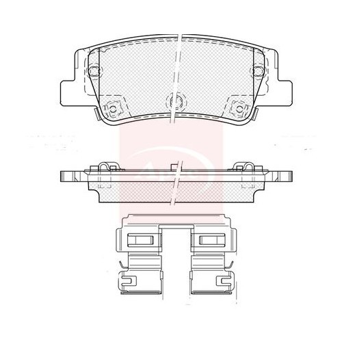 For KIA NIRO II SG2 2022 on BRAKE PAD PAD2534