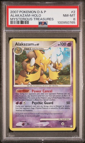 Alakazam graded PSA 8 for sale on eBay