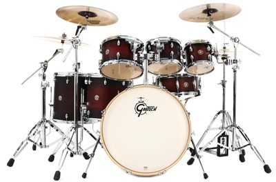 Gretsch Drums Catalina Maple Shell Pack - 7-pc - Satin Deep Cherry Burst