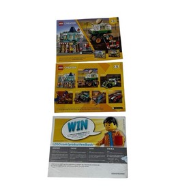 Lego Creator 3-1 31100 Instructions Manual Booklet ONLY Sports Car Toy