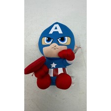 Ty Beanie Babies Marvel Captain America Plush Superhero Soft Toy with Shield Tag