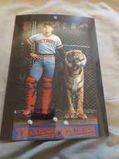 Vintage Nike Poster Card Lance Parrish