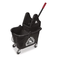 NCP 96998 35 qt Premier Downpress Mop Bucket and Wringer - Black New