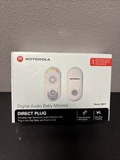 Motorola Digital Audio Baby Monitor Direct Plug Model MBP7