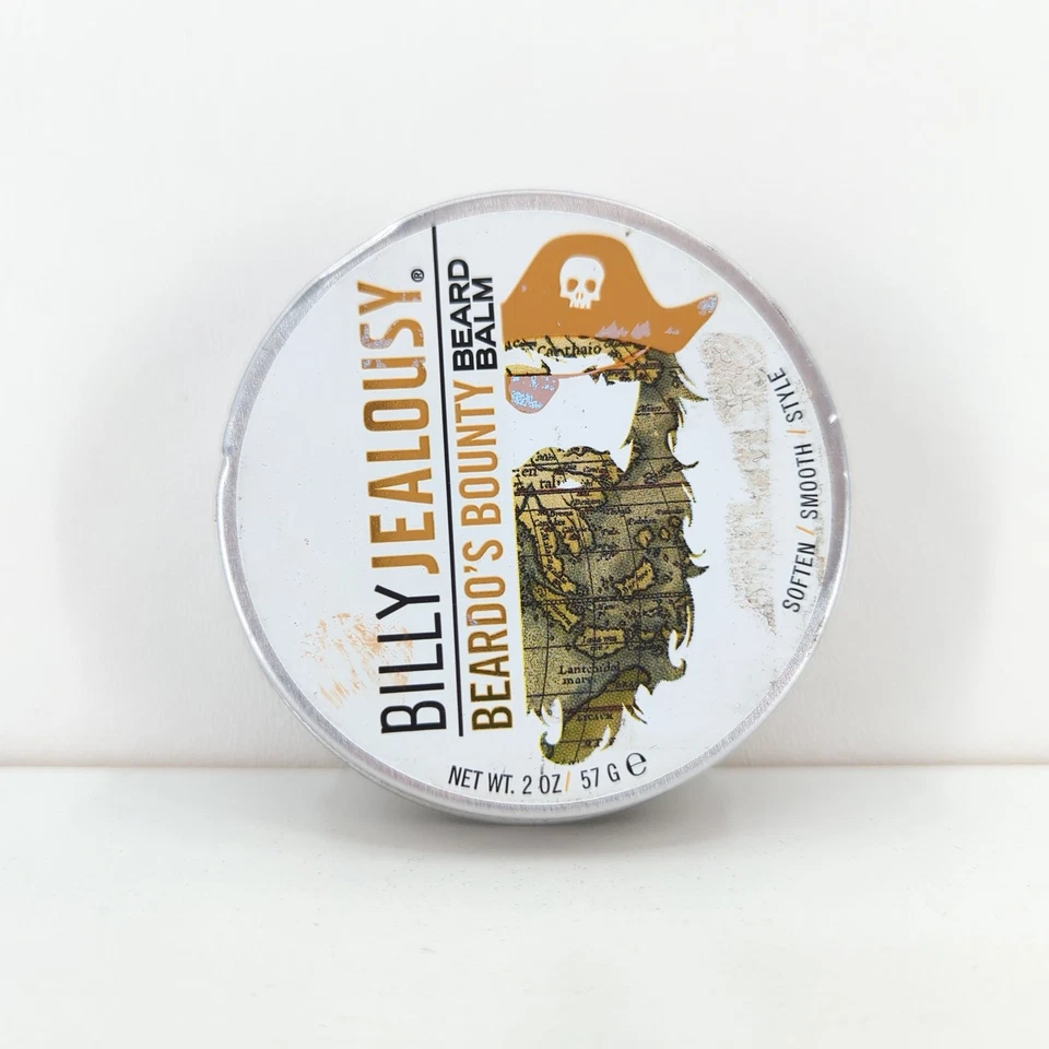Billy Jealousy Beardos Bounty Bead Balm 2 OZ Suavizar Suave Estilo Set 2 NUEVO DEFECTO Foto 2 de 4