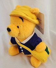 Disney Store Japan Exclusive Bean Bag Plush Winnie The Pooh Fan With Tags