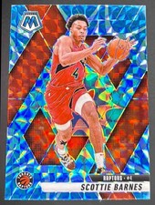 2024-25 Panini Basketball Mosaic Reactive Blue Mosaic Scottie Barnes #77