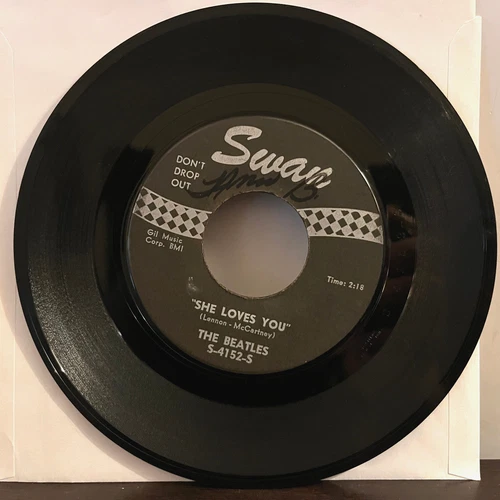 THE BEATLES - She Loves You / I'll Get You (Swan) - 7" Vinyl Record 45RPM - VG