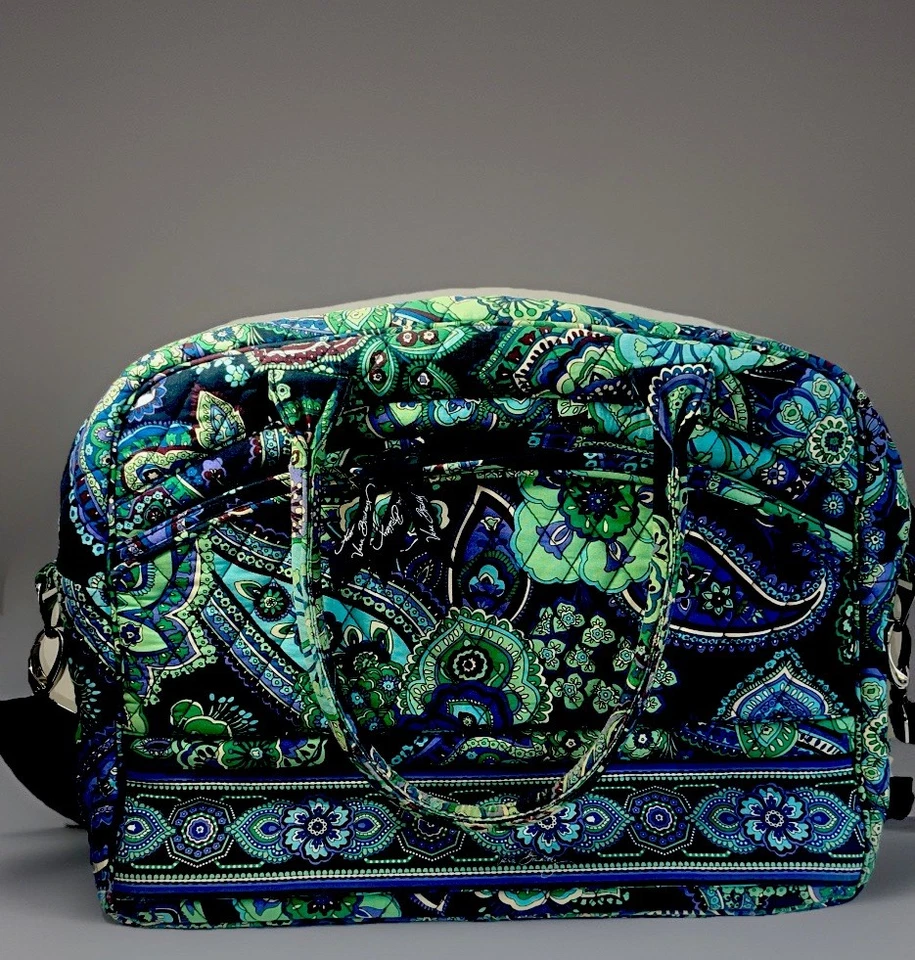 Beautiful Pre Loved 🥰 Vera Bradley Blue Rhapsody Large Weekender Tote Bag - Image 2 of 4