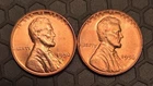 1956 P&D  LINCOLN WHEAT CENT PENNIES 1C BU RED 1  EACH P&D. FREE SHIPPING.