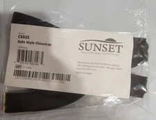 Sunset Healthcare CS025 Halo Style CPAP Chinstrap - Black NEW SEALED