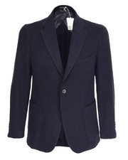 NWT MARCO PESCAROLO "ARES" SPORT COAT jacket blue boucl  luxury Italy 50 M