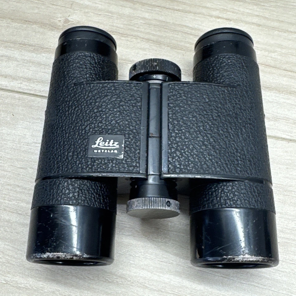 Vintage Leitz Wetzlar Trinovid Binoculars 8 x 32 150m/1000m Germany w Case - Image 2 of 4