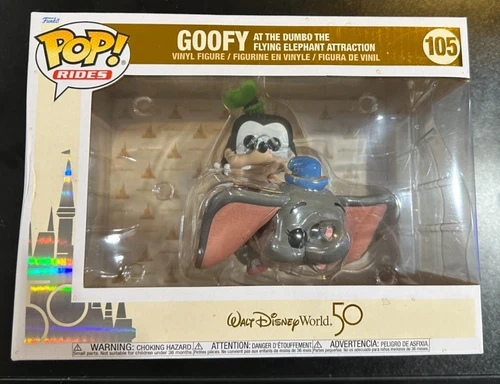 Funko Pop! Rides #105 Goofy at the Dumbo Flying Elephant Attraction Disney World