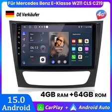 4+64GB Carplay Android 15 Autoradio GPS Für Mercedes Benz E-Klasse W211 CLS C219 4+64GB Carplay Android 15 Autoradio GPS Für Mercedes Benz E-Klasse W211 CLS C219