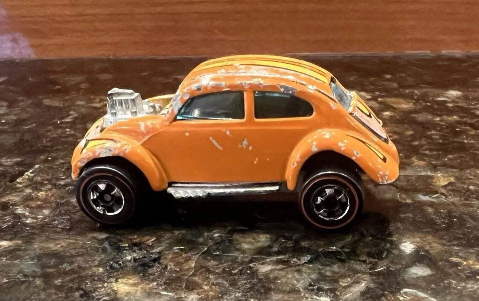 风火轮 Redline 1974 Flying Colors 大众大众橙色条纹 — 第 2/4 张图片