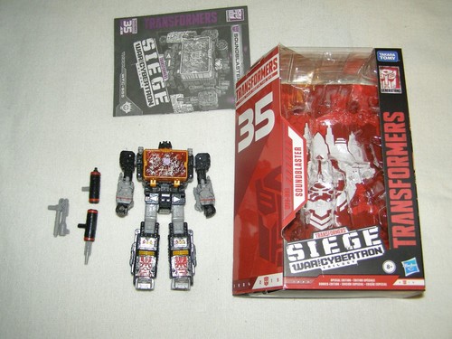 Transformers Generations War for Cybertron: Siege Soundblaster SE completo C9