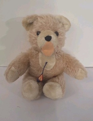  Vtg Clemens Spieltiere Teddy Bear W/ Original Red Triangle Chest Tag Germany 