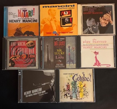Lot 9 CD Henry Mancini Peter Gunn Hatari! Pink Panther Combo Mr Lucky + more