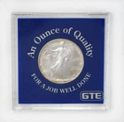 1992 1oz American Silver Eagle coin GTE Case