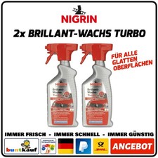2 x NIGRIN Brillant-Wachs 500ml