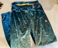 RARE Aviator Nation Velvet Galaxy Jogger Sweatpants Size: M Green
