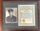 WWII RCAF Pilot Officer Robert James Nicolls 424 Squadron Memorial Photo & Cert.