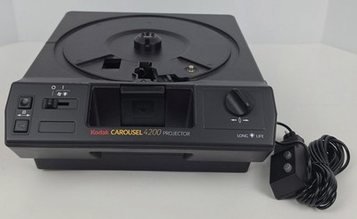Vintage Kodak Carousel 4200 Slide Projector With Remote Tested And Working
