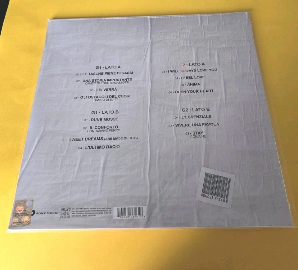 GIORGIA - POP HEART VOL. 1 - 2LP VINYL NEW Sigillato 2018 - Immagine 2 di 2