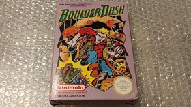 Boulder Dash OVP CIB Modul mit Anleitung 100% Original Deutsch PAL B NES