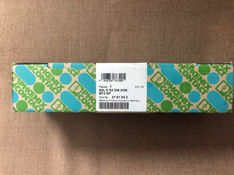 NEW PHOENIX CONTACT AXL E S3 DI8 DO8 M12 6P MODULE 2701542 AXLES3DI8DO8M126P