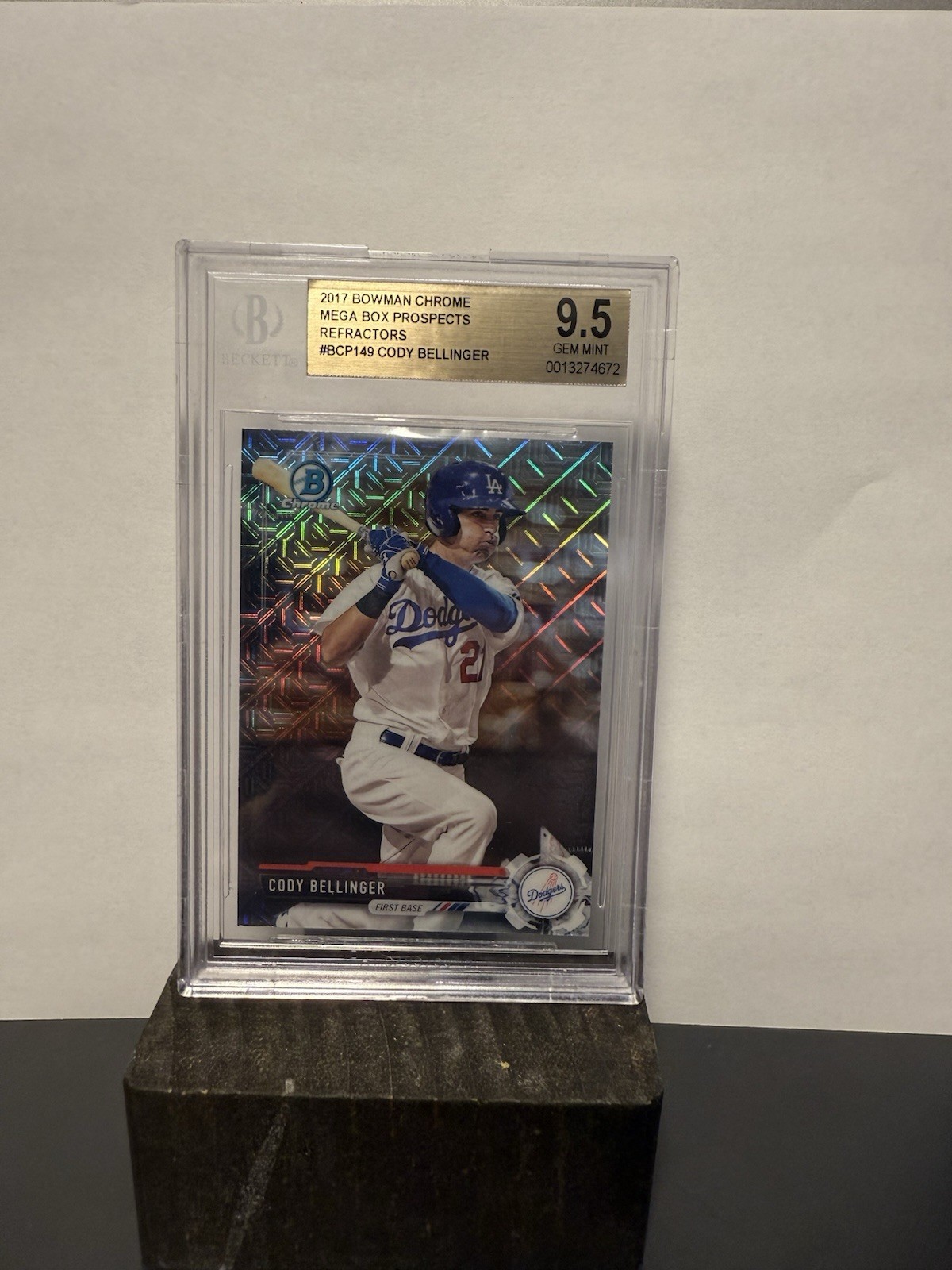 2017 Cody Bellinger Bowman Chrome Prospects BCP149  BGS 9.5 Los Angeles Dodgers