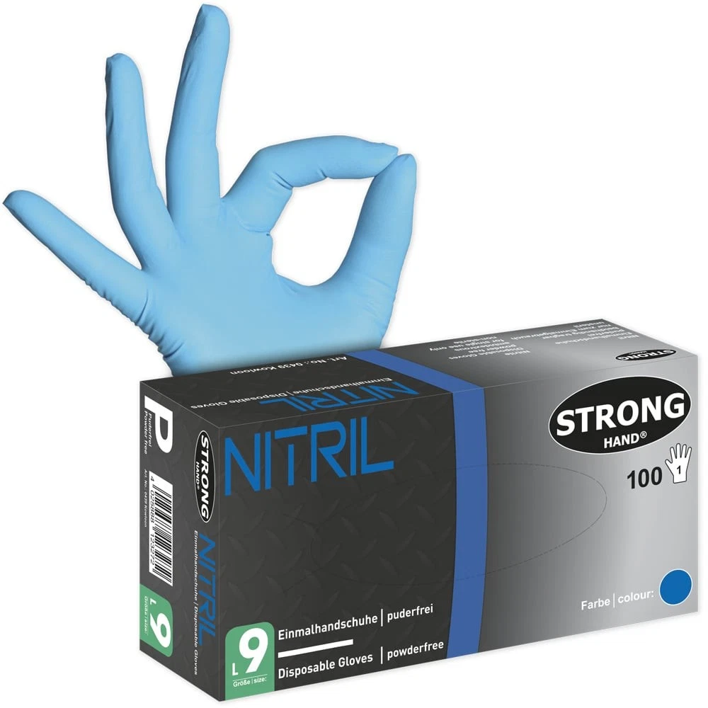 1000 Medi-Inn Classic Handschuhe, Nitril puderfrei Black Plus schwarz Größe: L 1000 Medi-Inn Classic Handschuhe, Nitril puderfrei Black Plus schwarz Größe: L