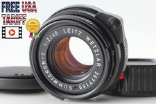  Near MINT w/Hood Leica Leitz Wetzlar Summicron C 40mm f/2 M Mount From JAPAN