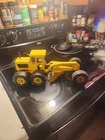 Vintage Tonka Road Grader 1970’s Toy Pressed Metal Yellow  ~ 17” Long