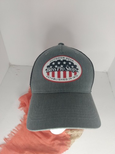 Bass Pro Shops American Flag Logo Black 