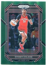 2023 Panini Prizm WNBA SYDNEY COLSON Green PRIZM #97 LAS VEGAS ACES