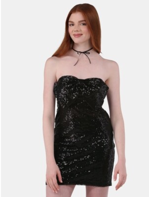 No Boundaries Juniors XXS (00) Mini Dress – Oversized Bow