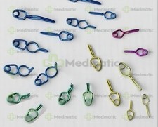Aneurysm Clips Neurosurgery 20 Pcs Set Titanium Premium Quality Clips