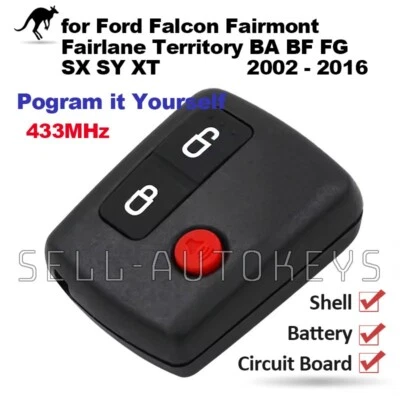 for Ford Falcon Fairmont  Fairlane Territory BA BF FG SX SY XT 2002+ Remote Key - image 1 of 4