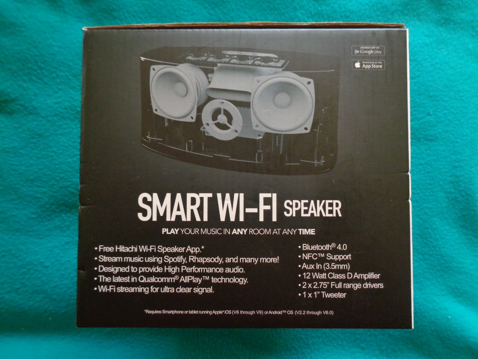 hitachi w100 smart wireless speaker