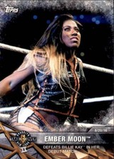 2017 Topps WWE Women's Division #NXT-20 Ember Moon Defeats Billie Kay in Debut
