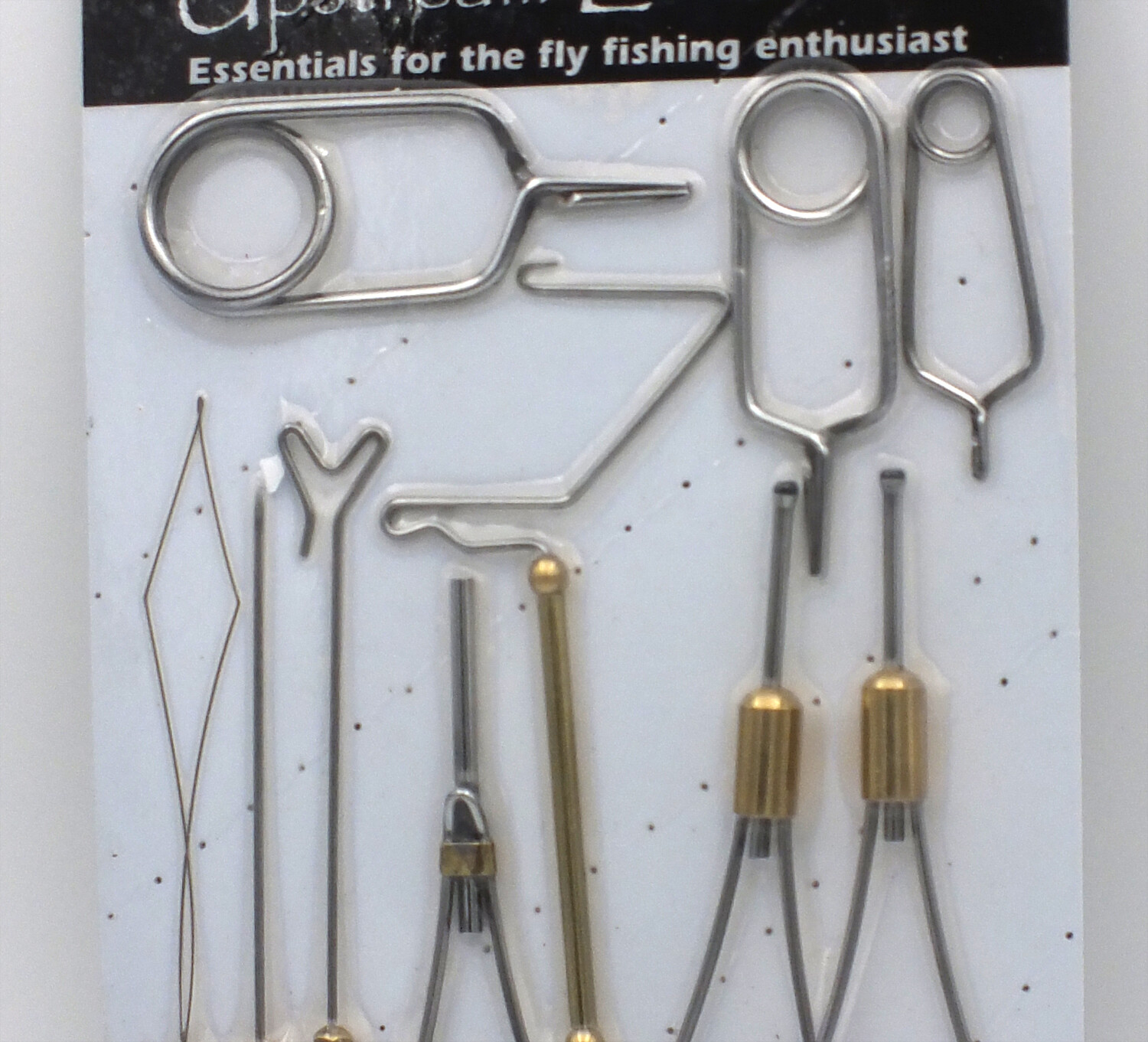 Fly Tying Starter Tool Kit with 2 Ceramic Tipped Bobbins - 10