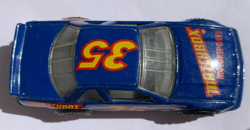 Matchbox Chevrolet Lumina blau 1:66 Made in China 1990 - Bild 2 von 4
