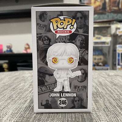 Funko Pop! Rocks JOHN LENNON Psychedelic Shades Vinyl Figure #246