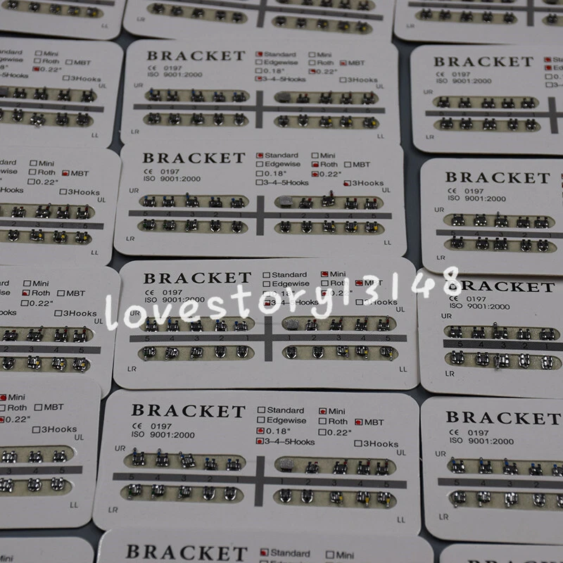 10 Packs Separable Dental Orthodontic Brackets Roth/MBT Mini/Standard 018/022 - Image 2 of 4