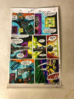 BEAST ART comic color guide X-MEN AMAZING ADVENTURES #13 1972 STEALS GEM Marvel