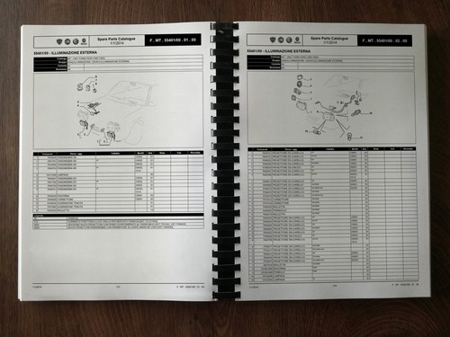 FIAT UNO TURBO 1989-1993 Catalogo Parti di Ricambio  m-t - Foto 3 di 4