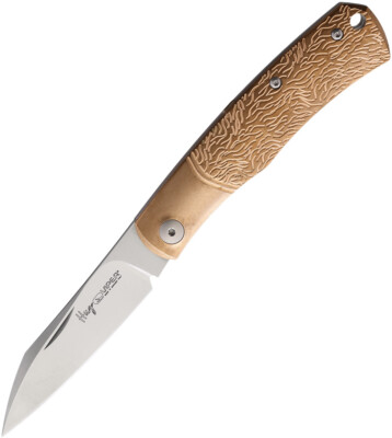 Viper Hug Folding Knife Slip Joint Bronze Designed Stainless Cleaver 5990BRW