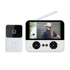 VIDEOCITOFONO WIFI MONOFAMILIARE CON MONITOR HD DA 4,3 POLLICI VISIONE NOTTURNA